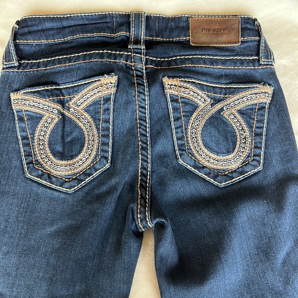 Women’s big star jeans gently used